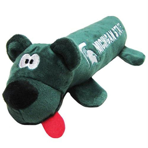 Michigan State Spartans Plush Tube Pet Toy
