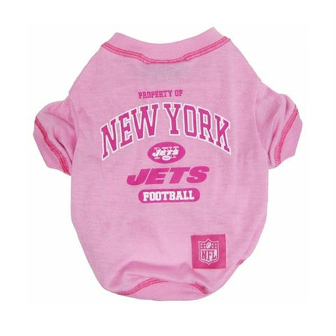 New York Jets Pink Dog T-Shirt