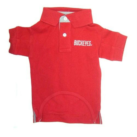 Ohio State Buckeyes Dog Polo Shirt