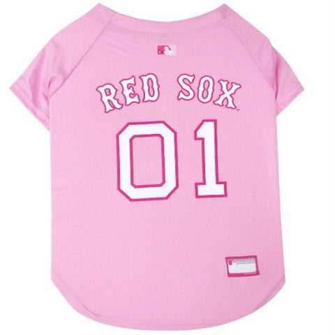 Boston Red Sox Pink Pet Jersey