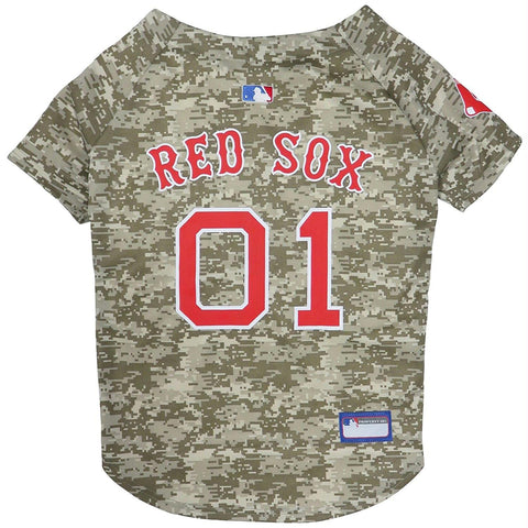 Boston Red Sox Pet Camo Jersey