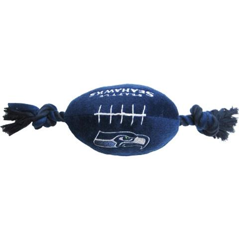 Seattle Seahawks Football Dog Toy