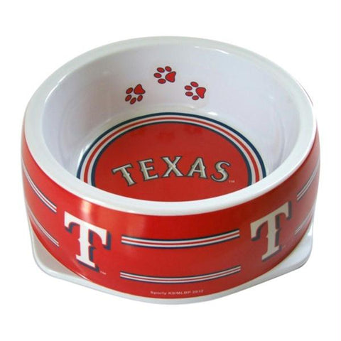 Texas Rangers Dog Bowl