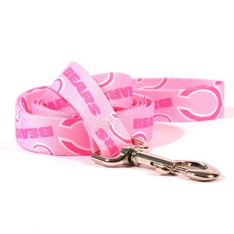 Chicago Bears Pink Nylon Leash