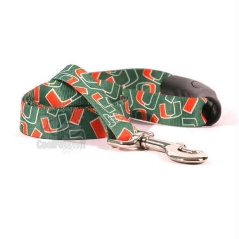 Miami Hurricanes EZ Grip Nylon Leash