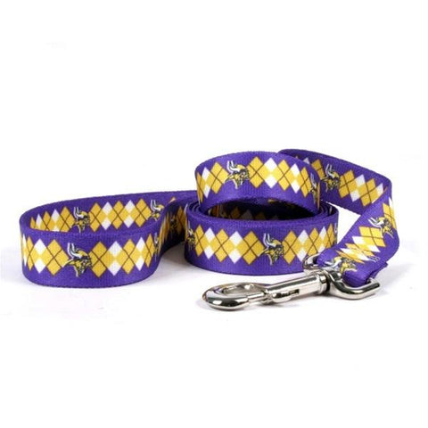 Minnesota Vikings Argyle Nylon Leash