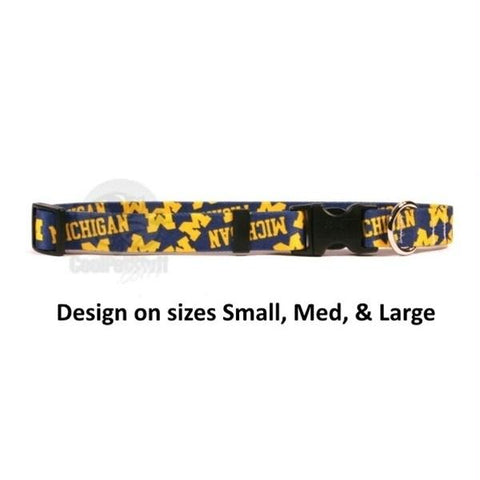 Michigan Wolverines Nylon Collar