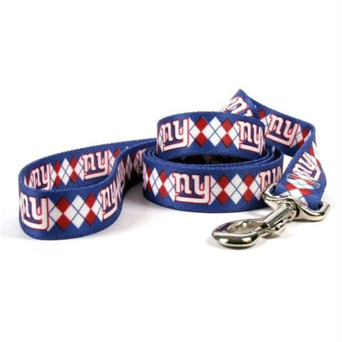 New York Giants Argyle Nylon Leash
