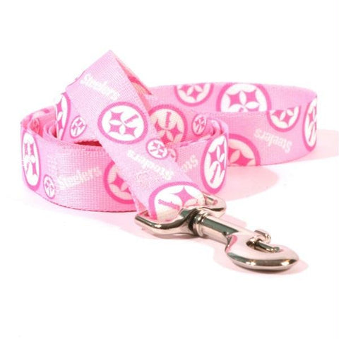 Pittsburgh Steelers Pink Nylon Leash