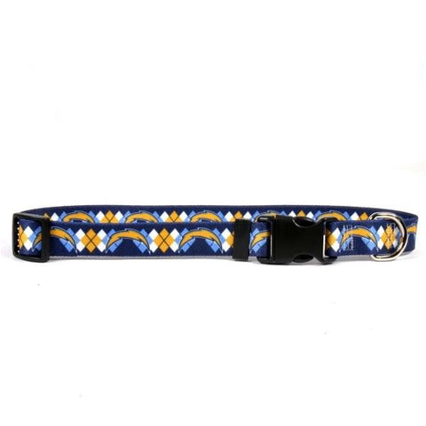 San Diego Chargers Argyle Nylon Collar