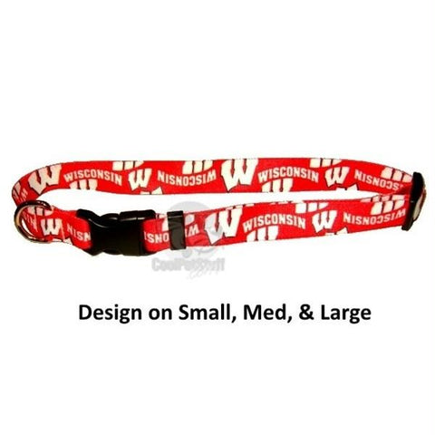 Wisconsin Badgers Nylon Collar