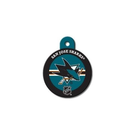 San Jose Sharks Large Circle ID Tag