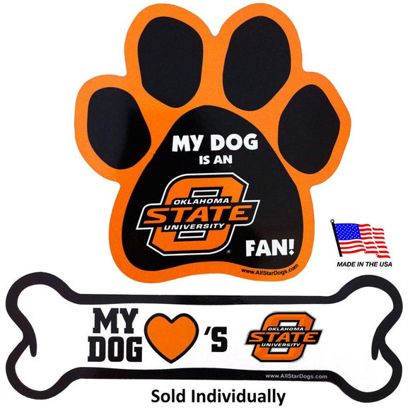 Oklahoma State Car Magnets