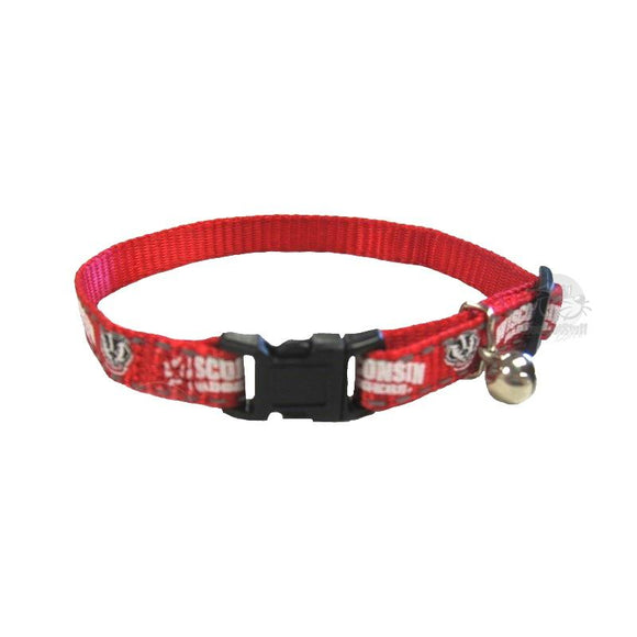 Wisconsin Badgers Cat Safety Collar