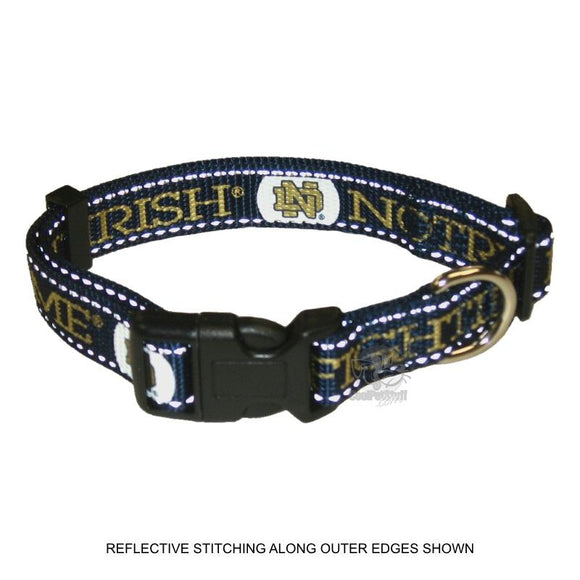 Notre Dame Fighting Irish Pet Reflective Nylon Collar