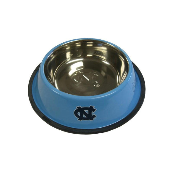 North Carolina Tarheels Stainless Steel Pet Bowl