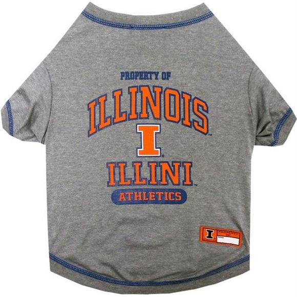 Illinois Fighting Illini Pet T-Shirt
