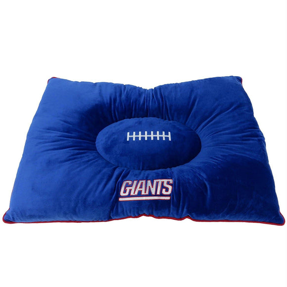 New York Giants Pet Pillow Bed