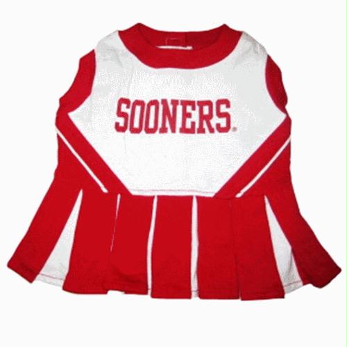 Oklahoma Sooners Cheerleader Dog Dress