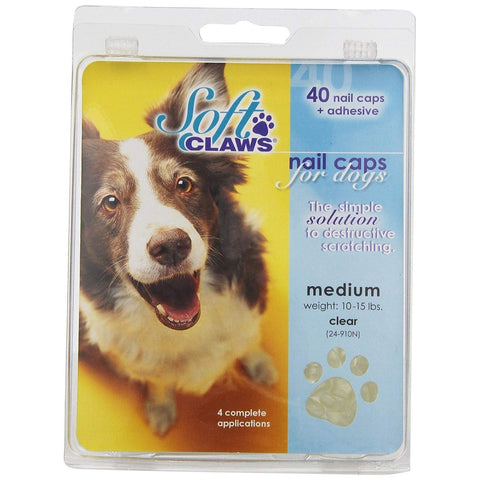 Soft Claws Nail Caps For Dogs - Clear - Small