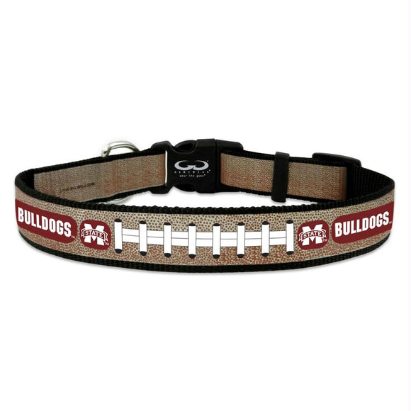 Mississippi State Reflective Football Pet Collar