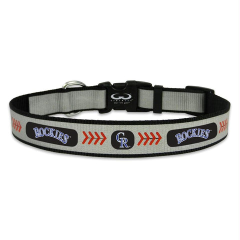 Colorado Rockies Pet Reflective Collar