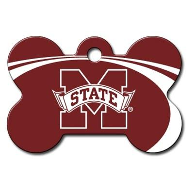 Mississippi State Bulldogs Bone ID Tag