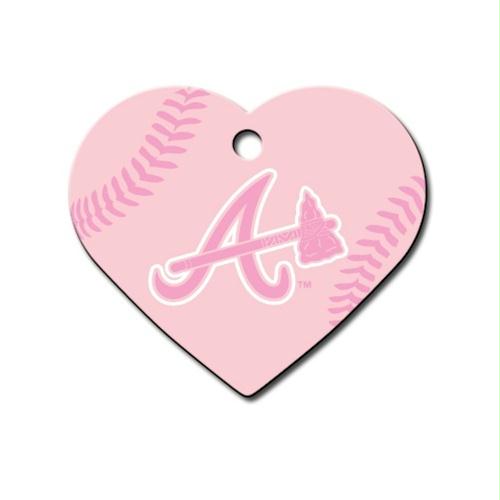 Atlanta Braves Heart ID Tag
