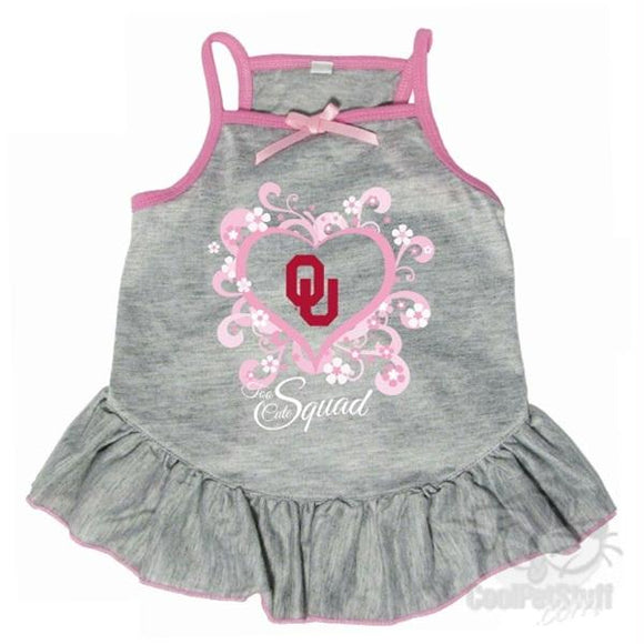 Oklahoma Sooners "Too Cute Squad" Pet Dress