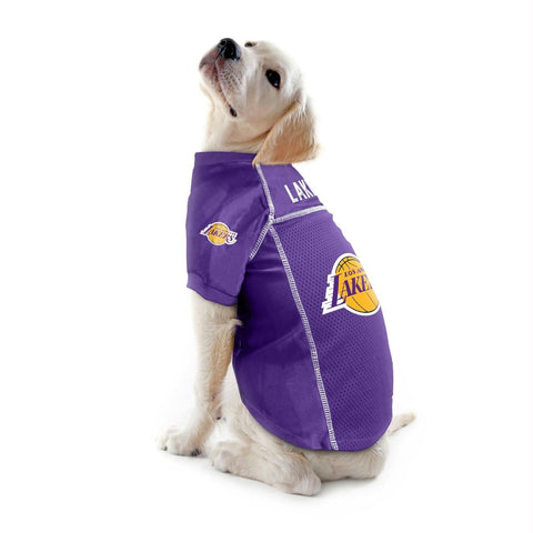 Los Angeles Lakers Dog Collar Size: Medium