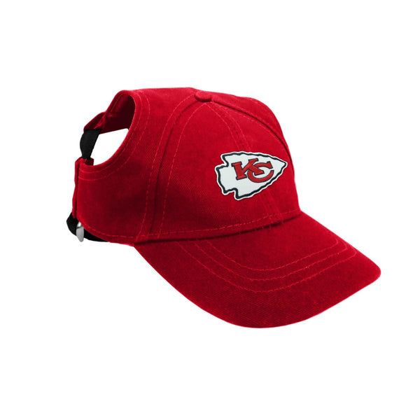 Kansas City Chiefs Pet Baseball Hat - Medium
