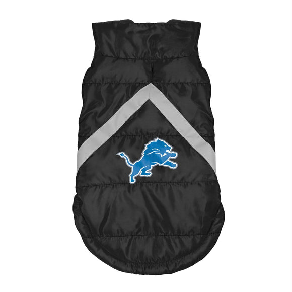 Detroit Lions Pet Puffer Vest