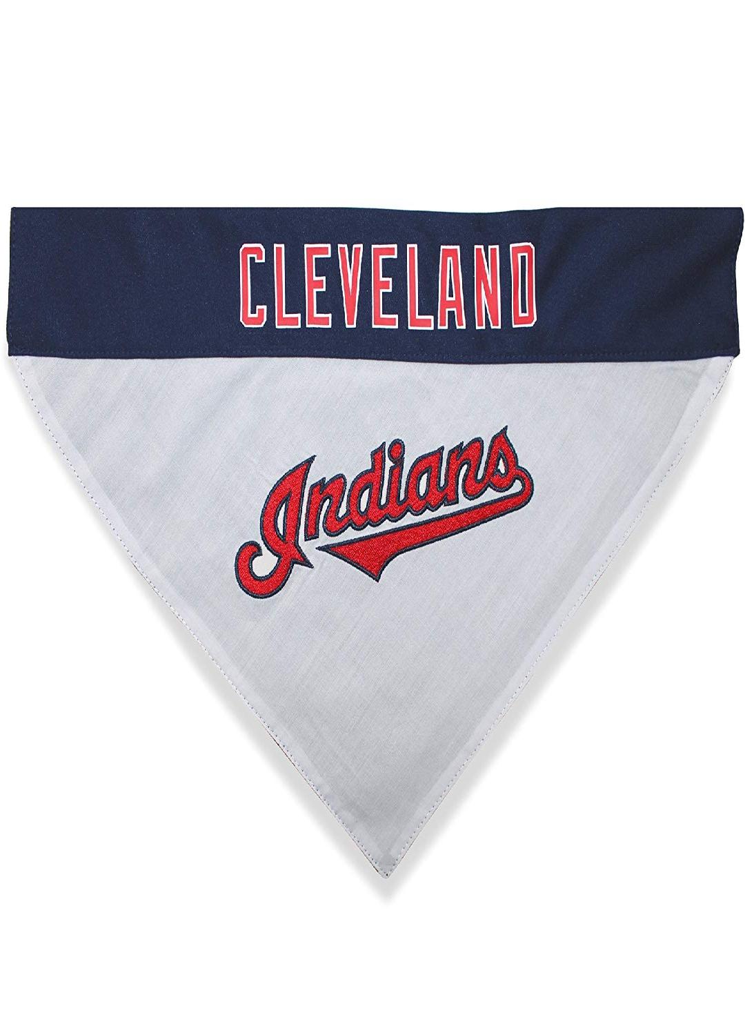 Pet Clothes Dog Shirt Clothing Costume Cleveland Indians Wahoo Size XL MLB