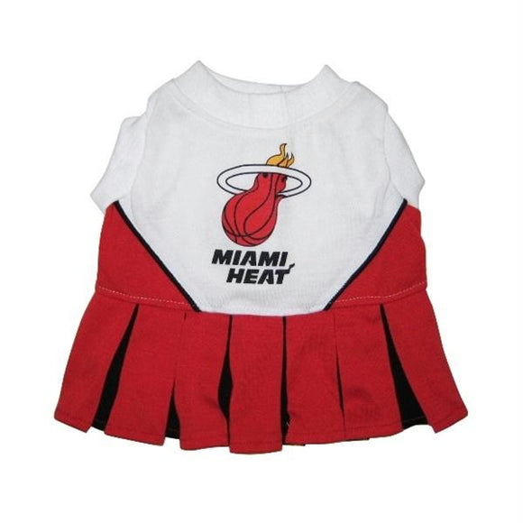 Miami Heat Cheerleader Dog Dress