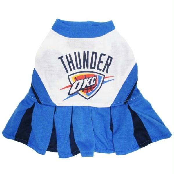 okc thunder jersey dress Oklahoma City Cheerleader Pet #hautecouture