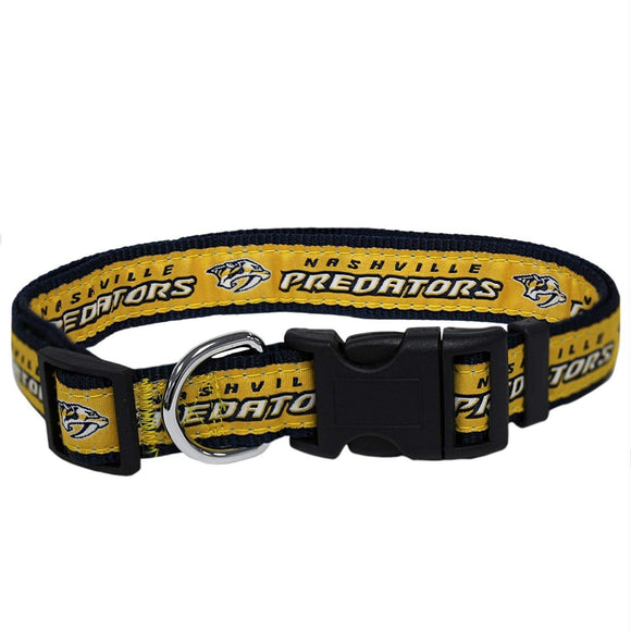 Nashville Predators Pet Collar by Pets First - Medium