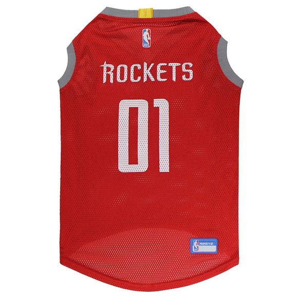 Houston Rockets Pet Mesh Jersey - Large