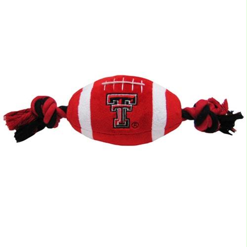 Texas Tech Red Raiders Plush Football Dog Toy