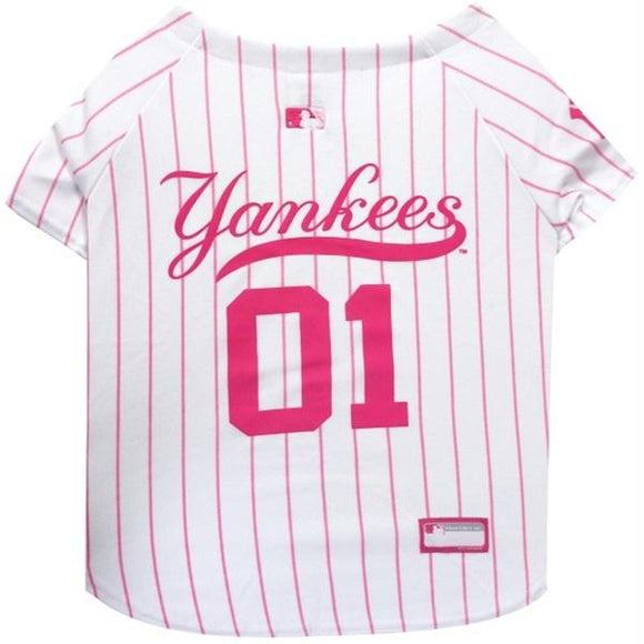 New York Yankees Pink Pet Jersey